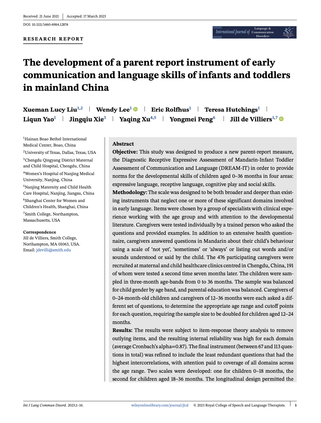 Journal of Speech, Language, and Hearing Research Header